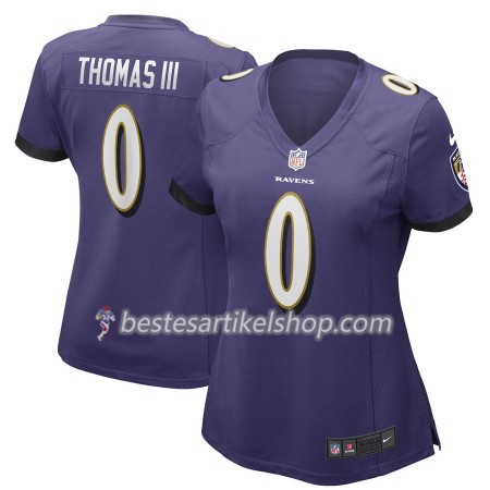 Damen Baltimore Ravens Trikot Earl Thomas 0 Nike Lila